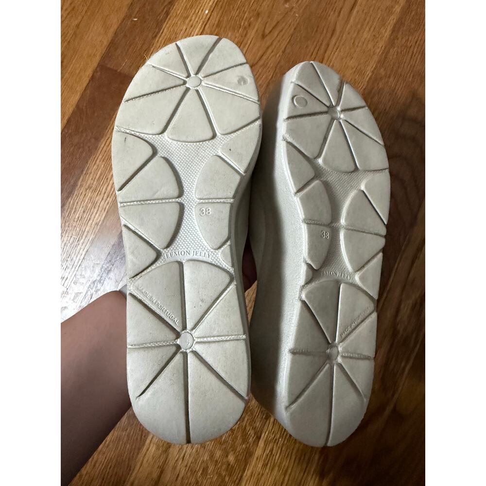 Lemon Jelly Women's Cream Platform Slide Sandals - Minimal Slide - Picture 4 of 6